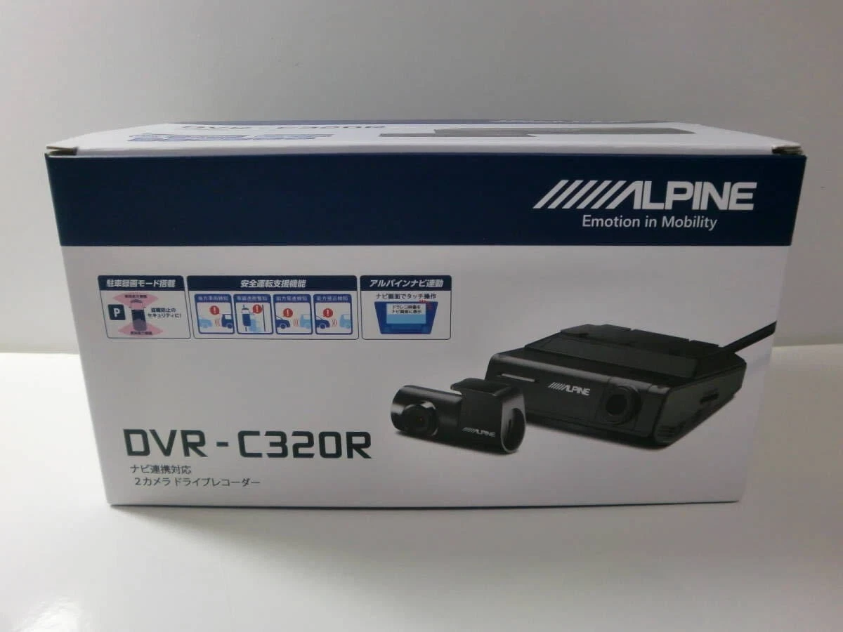 Alpine DVR-C320R WiFi & GPS Stealth Dash Camera Front & Rear 1080p HD F/S