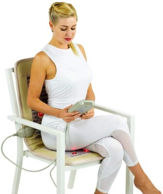 HealthyLine PEMF Mat Seat with Amethyst Electric Infrared Heating Pad Therapy 