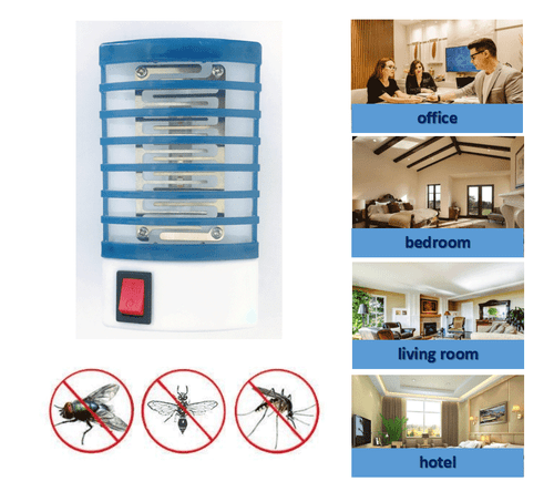 Electric Mosquito Killer Lamp Insect Bug Zapper Night Light LED Repellent Trap - Picture 5 of 12