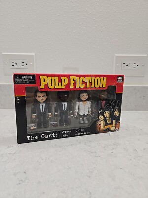 PULP FICTION The Cast 4 PVC 8 cm Figure Set Neca, Vince, Jules, Mia, Marsellus