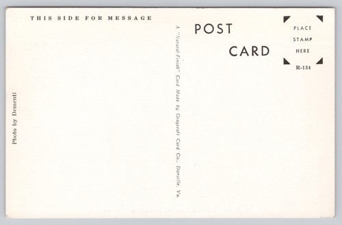 Postal Richmond VA Triple Railroad Train Crossing c1940s C&O Southern SAL - Imagen 2 de 2