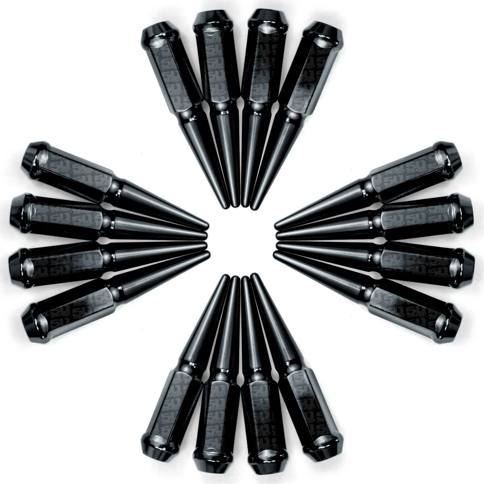 Black Long Steel Spike Lug Nuts 10x1.25 ATV Can-Am Yamaha Honda Suzuki Kawasaki - Image 4 of 4