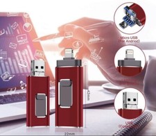 Set Of 2 Picture Keeping FlashDrive 64g iPhone And MicroUSB and USB connectivity