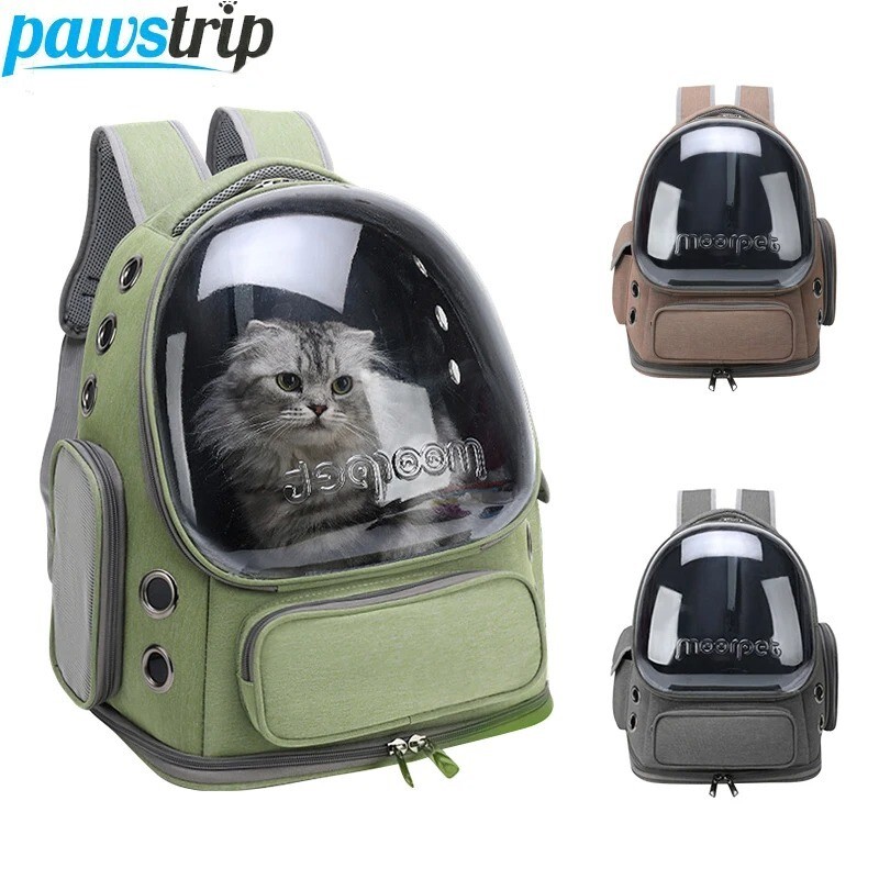 Comfortable Hiking Backpack Pet Carrier for Cats and Small Dogs-image