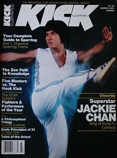3/81 KICK MAGAZINE JACKIE CHAN GORDON DOVERSOLA KARATE KUNG FU MARTIAL ARTS - Picture 1 of 1