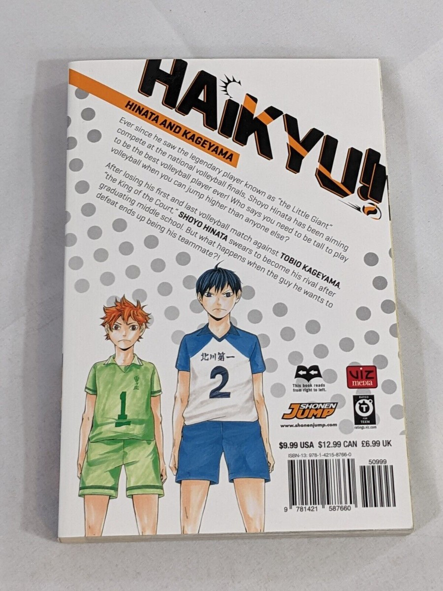 Haikyu!! Volume 1 Trade Paperback Book English Shonen Jump