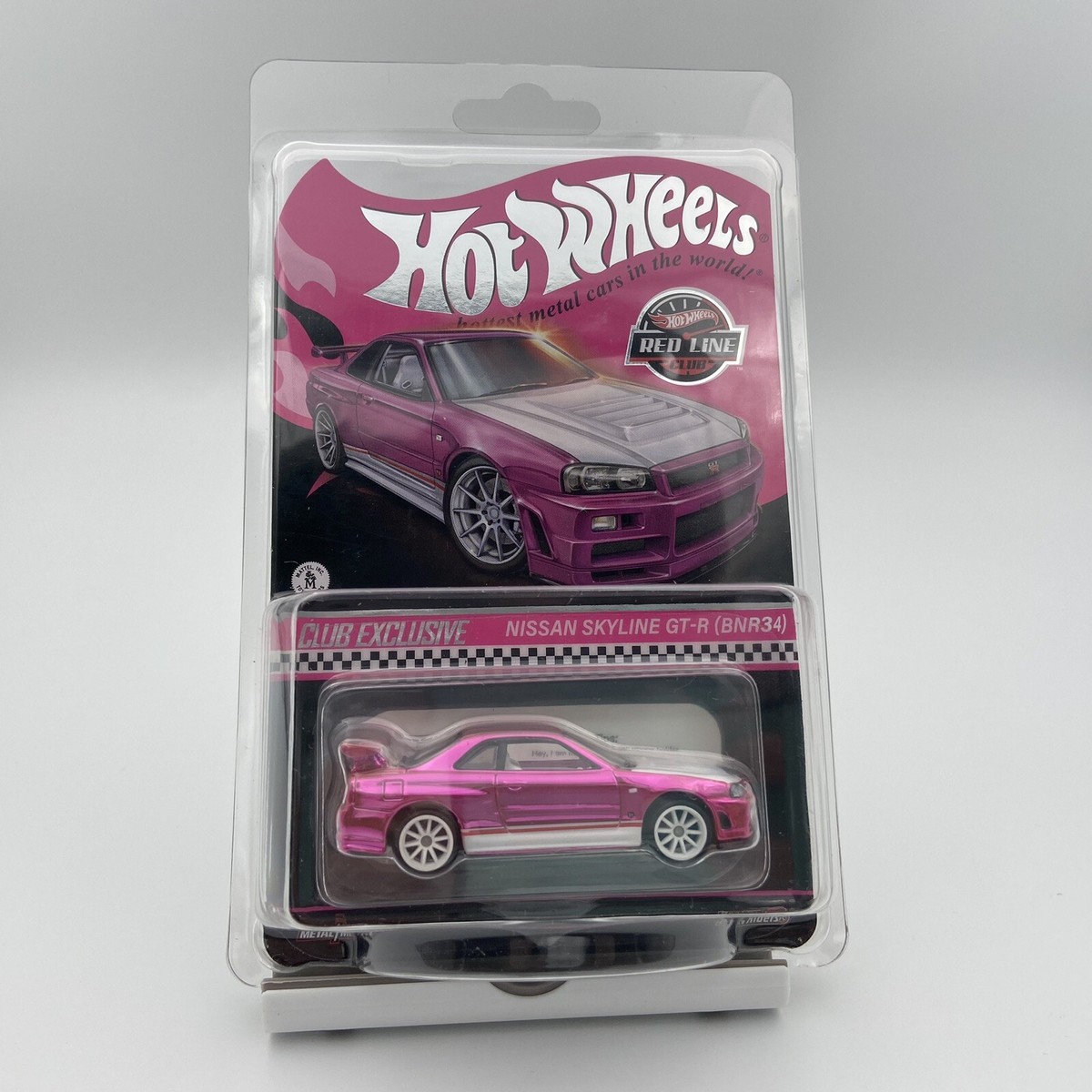 ミニカー Hot Wheels  RLC Pink Editions GT-R BNR34 Amazon.com: Hot Wheels RLC Exclusive Pink Editions Nissan