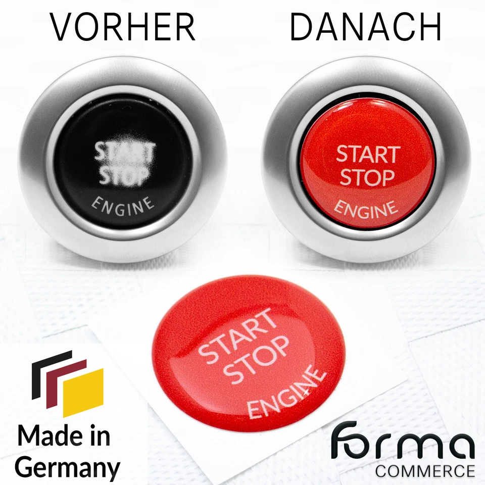 Start Stop Knopf Motor Taste für BMW 3 5 E90 E91 F32 F33 E60 E61 F02 Startknopf - Bild 4 von 4