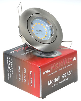 19er Set Einbaustrahler LED Deckenspots Step-dimmbar 230V Außen Vordach Carport