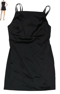 The East Order Inca Sleeveless High Neck Mini Length Dress M NWT Raven Black