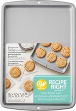 Wilton Recipe Right Small Non-Stick Baking Sheet, Cookie Sheet, 13.2 x 9.25-Inch