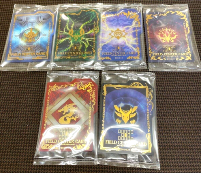 Yugioh SECRET UTILITY BOX Field Center Card 6 Types Complete Set