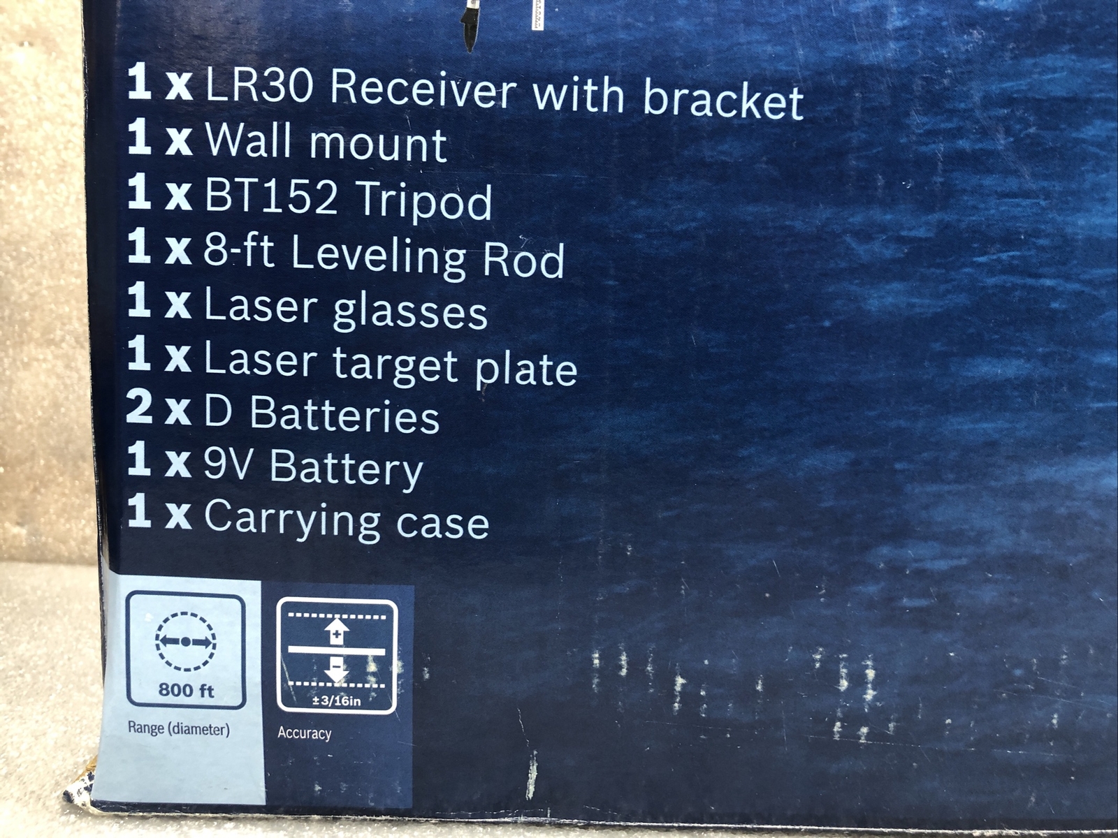 Bosch GRL80020HVK Self Leveling 800ft Rotary Laser Kit 346634839 eBay