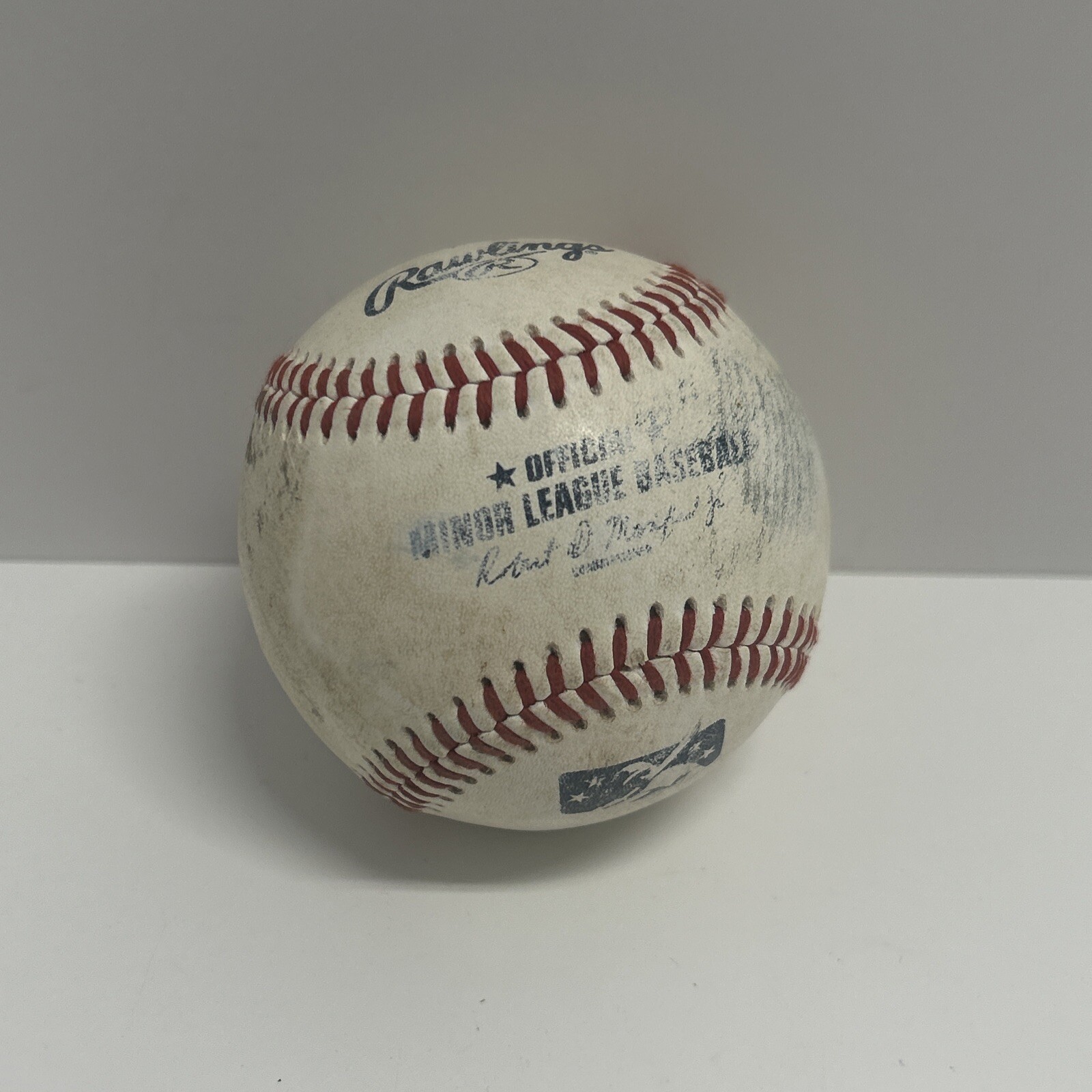Samuel Zavala Game Used Signed Baseball AUTO SPELLED OUT - MINORS MODESTO view 3