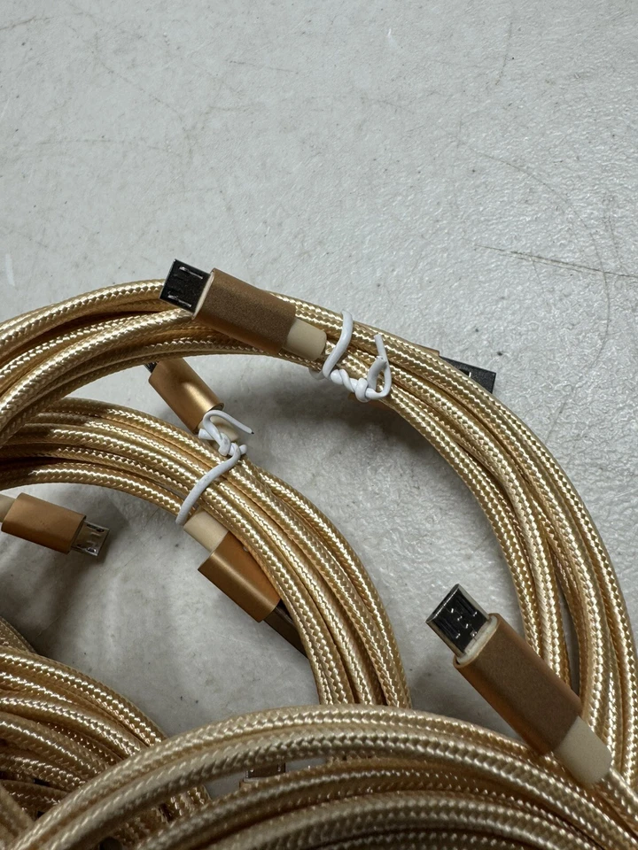 9 Total/Samsung Galaxy S7 S6 Edge+PS4 Cable Micro USB Cable de Carga Rápida 9 pies Foto 2 de 4
