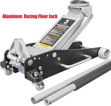 Torin 3 Ton Dual Piston Low Profile Aluminum And Steel Racing Floor Jackblack