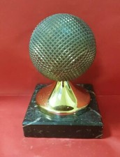 statue sculpture boule balle sphere globe bronze regule fonte d art deco marbre