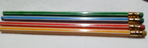 4-"266€ Adler KOKETT Nr. 2 Eagle Pencil Co. U.S.A." Holzstifte / 4 verschiedene Farben - Bild 14 von 16