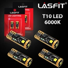 Canbus LED Map License Plate Light Bulbs 6000K 168 192 194 T10 Error Free 2Pairs