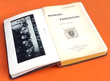 Manuel Paroissial (1938)  495 pages P.  Lethielleux Editeur (165x110x24)mm
