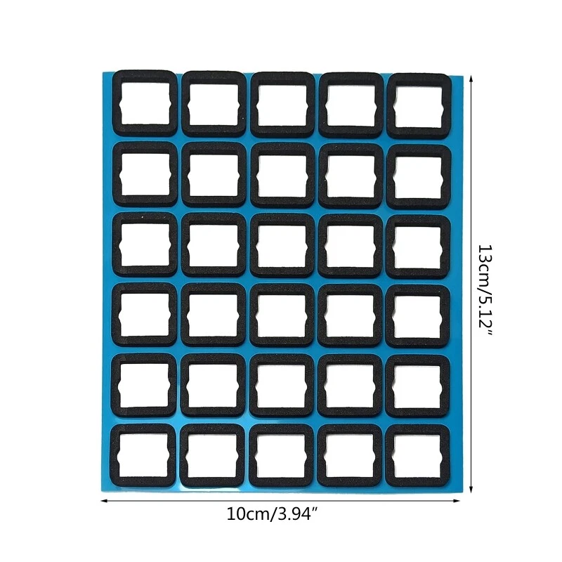 120pcs Mechanical Keyboard Pad Single Film Foam Position Sticker for Enhanced Typing Comfort and Noise Reduction