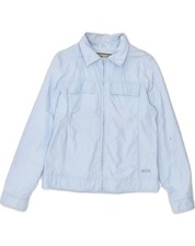 Invicta Womens Bomber Jacket Uk 14 Medium Blue Polyester Gb30