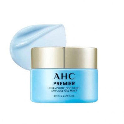 AHC PREMIER CHAMOMILE SOOTHING AMPOULE GEL MASK 80ml, Korean Cosmetics, Kbeauty