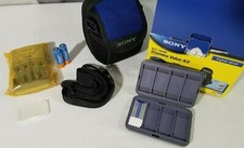 OPEN BOX ACC-CN3TR SONY DIGITAL CAMERA ACCESSORY KIT Cybershot Soft Carry Case
