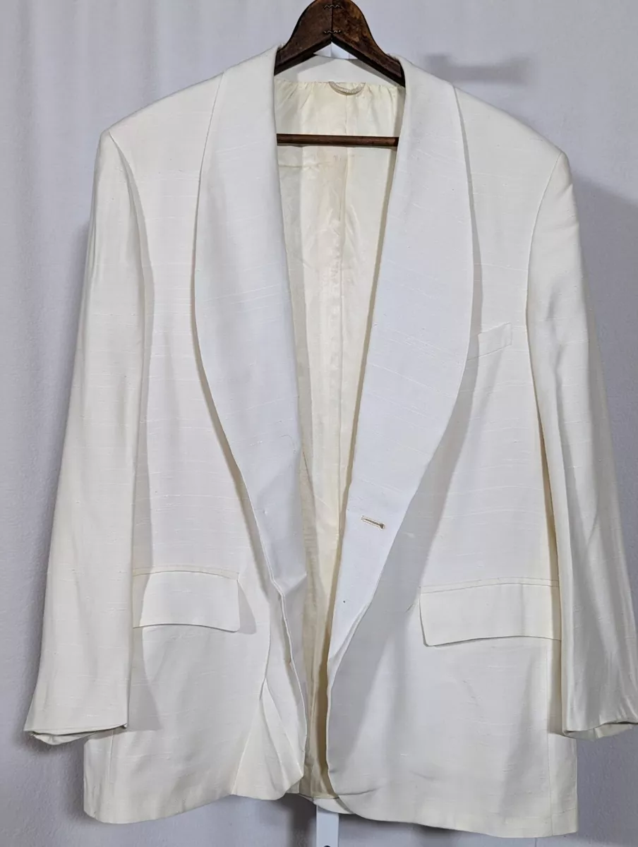Vintage white dinner jacket cheap