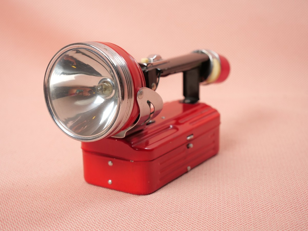 CRONE GERMANY LAMPE TORCHE/FLASHLIGHT/TASCHENLAMPE 80' LR 20 VINTAGE