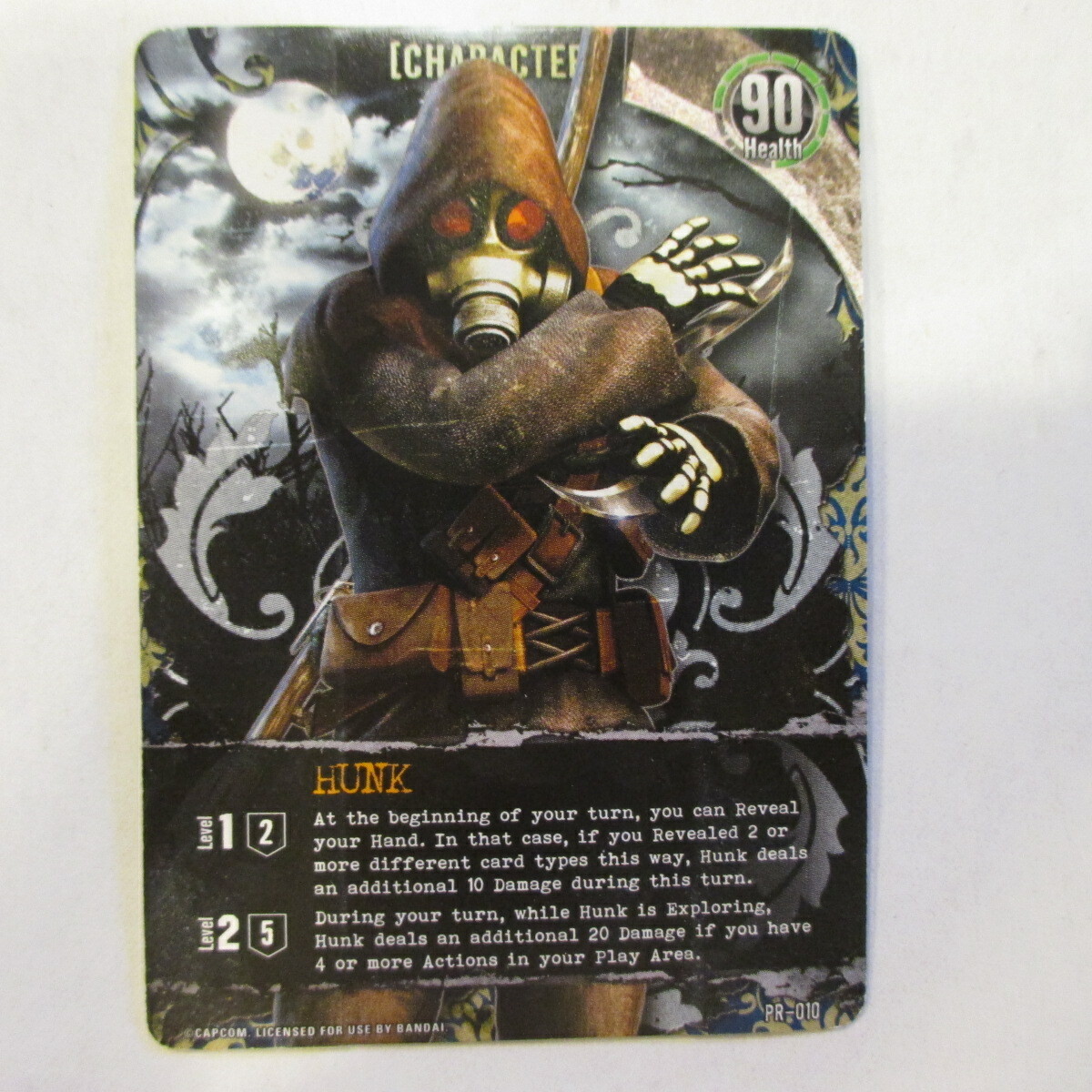 バイオハザード Resident Evil G-5 トレーディングカード Bandai Resident Evil Deck Building Game Promo Card Hunk (Rare