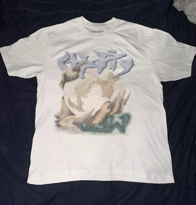 SOLD OUT Travis Scott MetLife 2024 Utopia Merch White Tee Size Large BRAND NEW