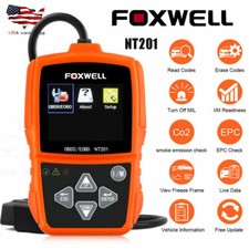 Foxwell Nt201 Obd2 Scanner Obd Code Reader Car Engine Light Diagnostic Scan Tool