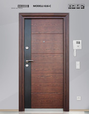 PORTA BLINDATA D'INGRESSO PORTONE PER INTERNO CASA CONDOMINO classe 3 616-C Noce