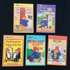 Lot of 5 Dell Yearling Paddington Books by   Michael Bond, 1990's, Paperback 