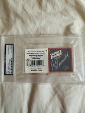 Joe Namath Rare Football Autographed Salvino Bammers Tag