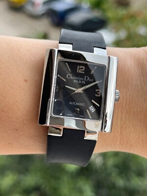 Christian Dior Paris Watch Automatic Mens Swiss Made D85-100 Swiss