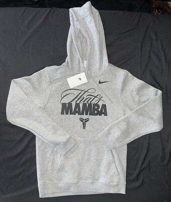 Nike Kobe Bryant That's Mamba Hoodie Gray Grey HQ1758-063 DS Sz XL