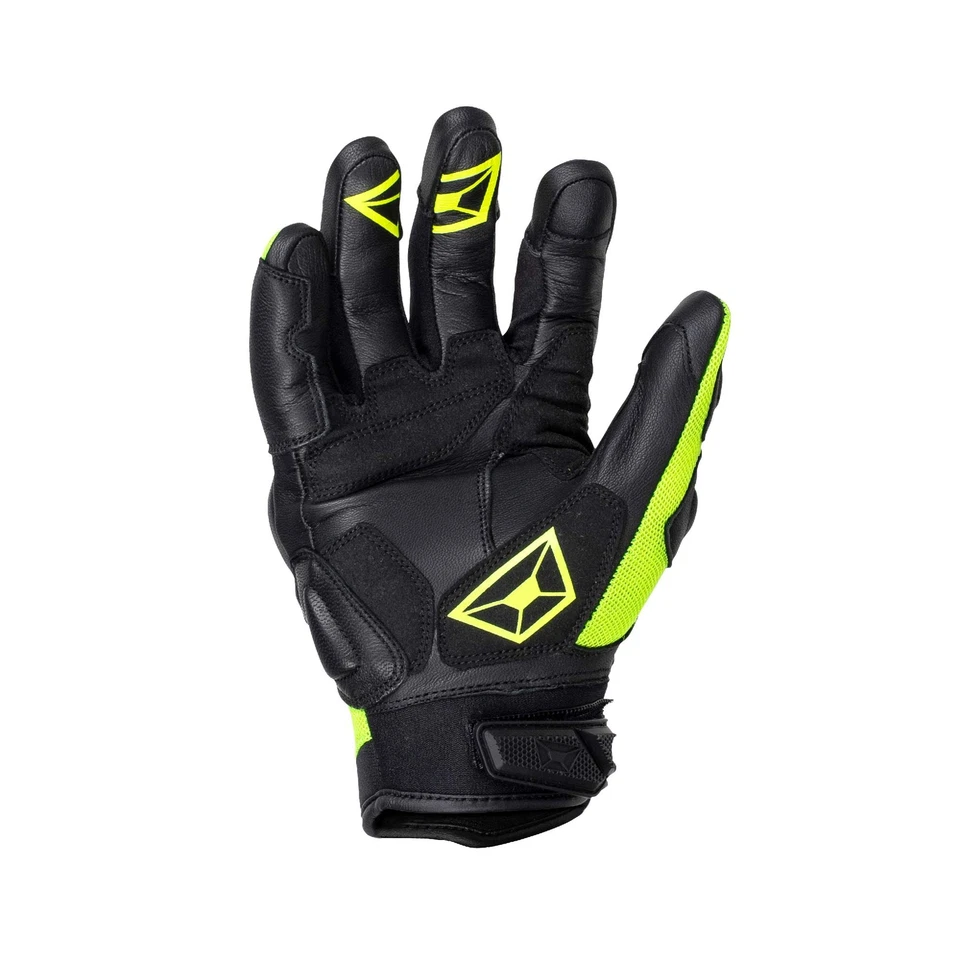 Guantes para hombre Cortech Hi-Viz motocicleta Hyper-Flo Foto 2 de 2