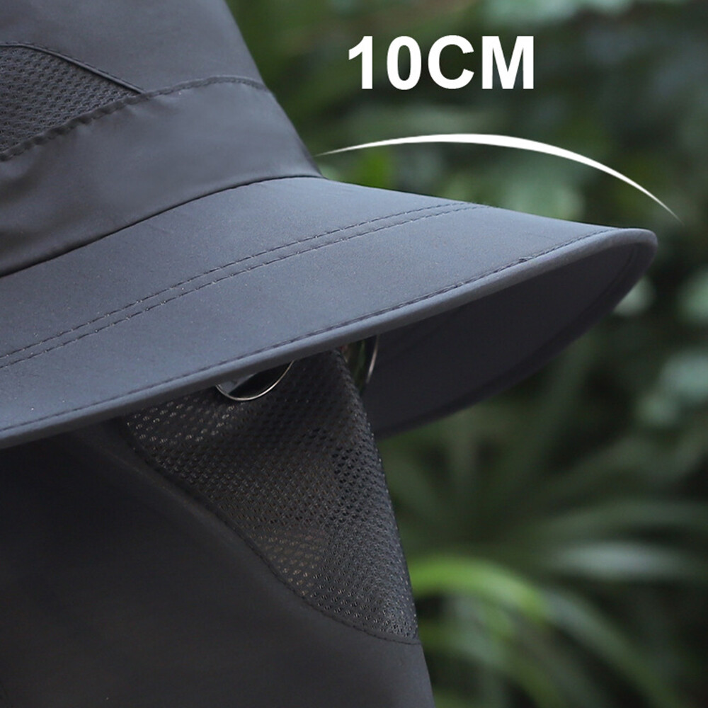 APL Cappello Solare Con Paraorecchie Protezione Cervicale Berretto Baseball Pesca Antipolvere 