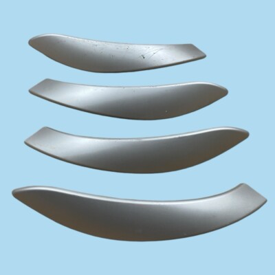 Interior Door Pull Handle Trim Set Silver OEM 12-18 BMW F30 320i 328i 335i