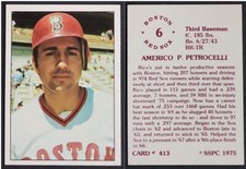 RICO PETROCELLI-1975 SSPC # 413-BOSTON RED SOX 3rd BASEMAN-VINTAGE COLLECTIBLE!
