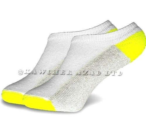 Boys Girls Trainer Socks Invisible Ankle Children Kids Cotton Rich Colored Socks - Picture 11 of 13