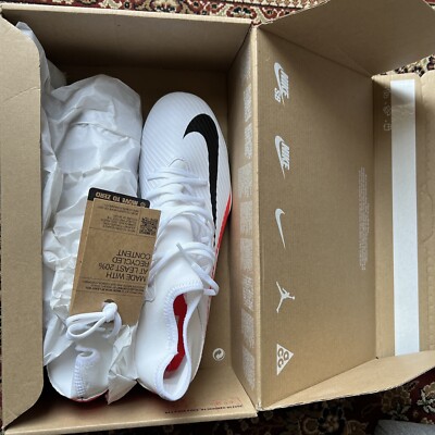 NIKE MERCURIAL SUPERFLY 9 CLUB FG/MG BRIGHT CRIMSON RED-WHITE SZ