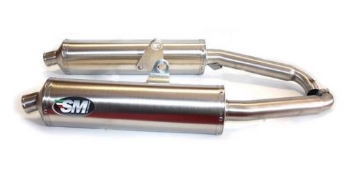 Ducati ST2 / ST3 Silmotor Dual Exhaust System Slipon Oval