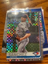 2019 Topps Chrome X-Fractor #132 Aaron Sanchez Blue Jays