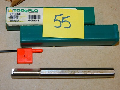 TOOL FLO BTR-500S BANTOM THREADING Indexable Boring Bar 1/2'' x 5'' NEW LOT # 55