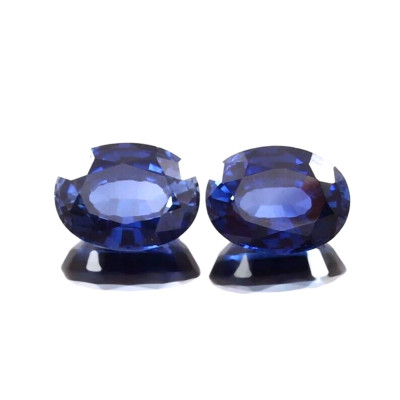 Premium Qualität Makellos Ceylon Blau Saphir Lose Oval Edelstein Schnitt 12x9 MM