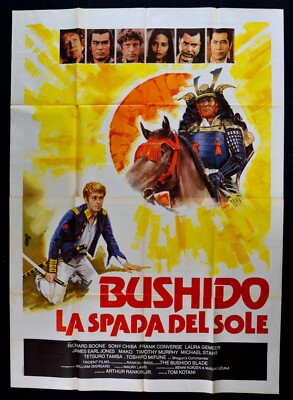 manifesto BUSHIDO la spada del sole Toshiro Mifune Richard Boone gemser M313