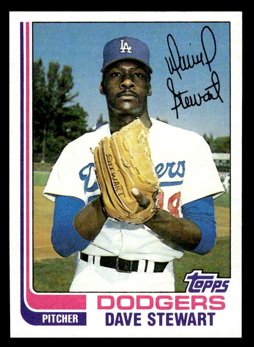 Dave Stewart trading card